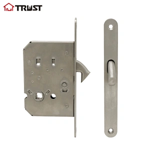TRUST SD50BK-SSS SUS304 Bathroom Sliding Door Lock